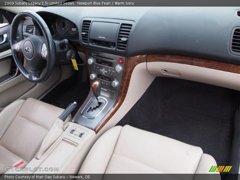 Newport Blue Pearl / Warm Ivory 2009 Subaru Legacy 2.5i Limited Sedan