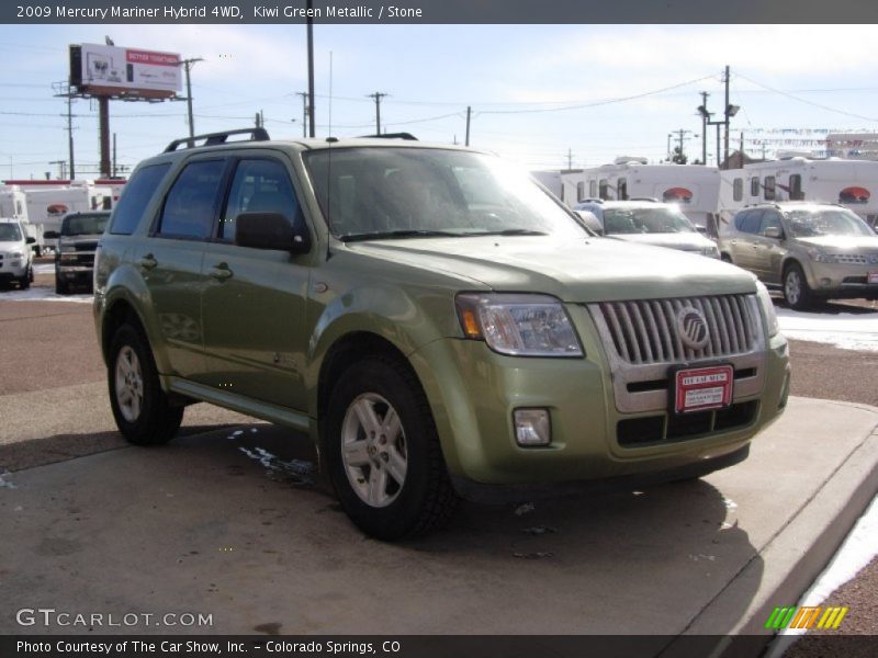 Kiwi Green Metallic / Stone 2009 Mercury Mariner Hybrid 4WD