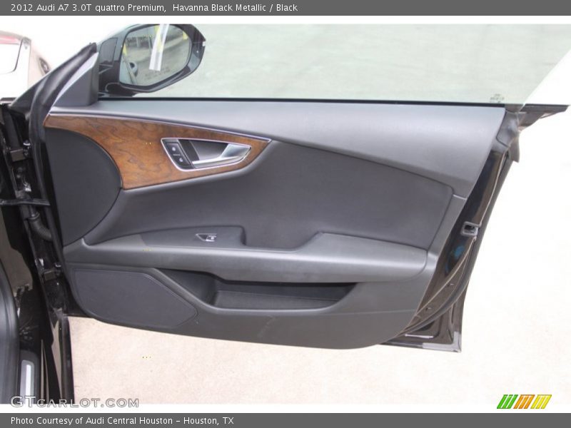 Havanna Black Metallic / Black 2012 Audi A7 3.0T quattro Premium