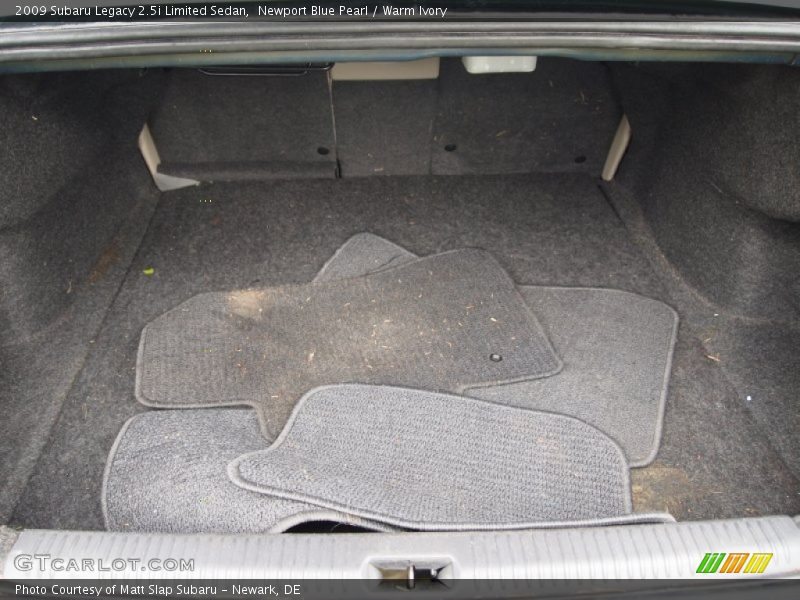 Newport Blue Pearl / Warm Ivory 2009 Subaru Legacy 2.5i Limited Sedan
