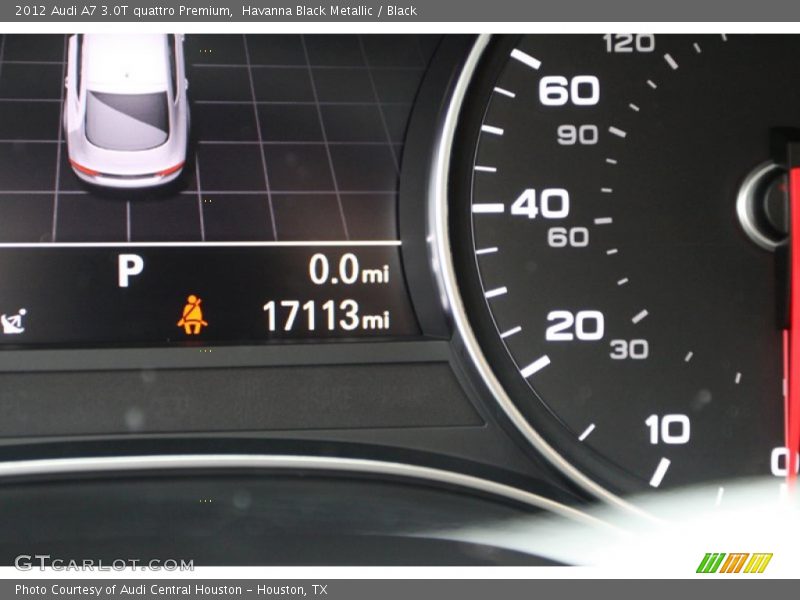 Havanna Black Metallic / Black 2012 Audi A7 3.0T quattro Premium