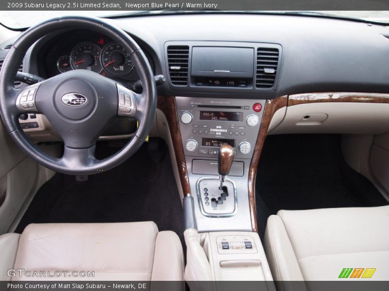 Newport Blue Pearl / Warm Ivory 2009 Subaru Legacy 2.5i Limited Sedan