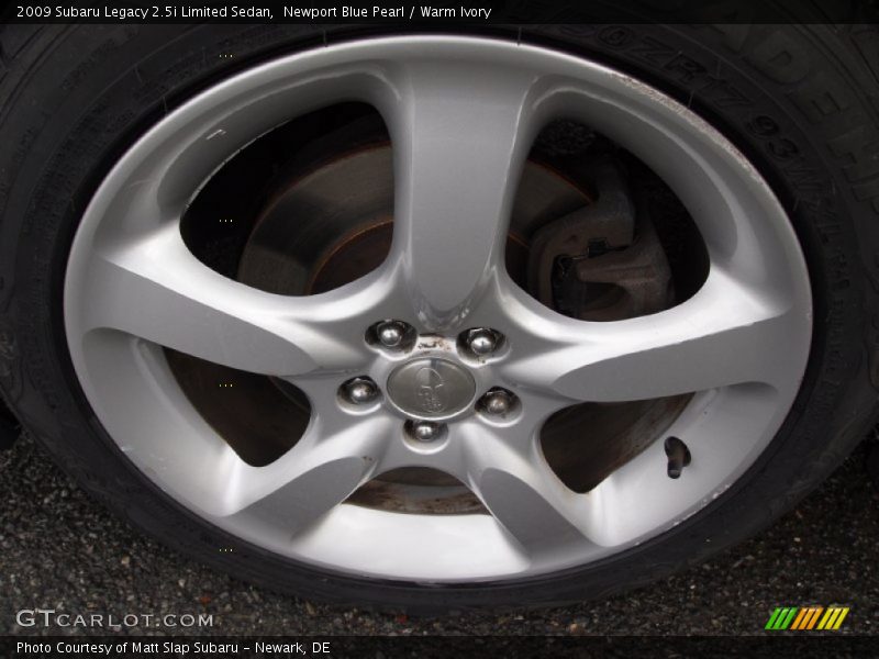 Newport Blue Pearl / Warm Ivory 2009 Subaru Legacy 2.5i Limited Sedan