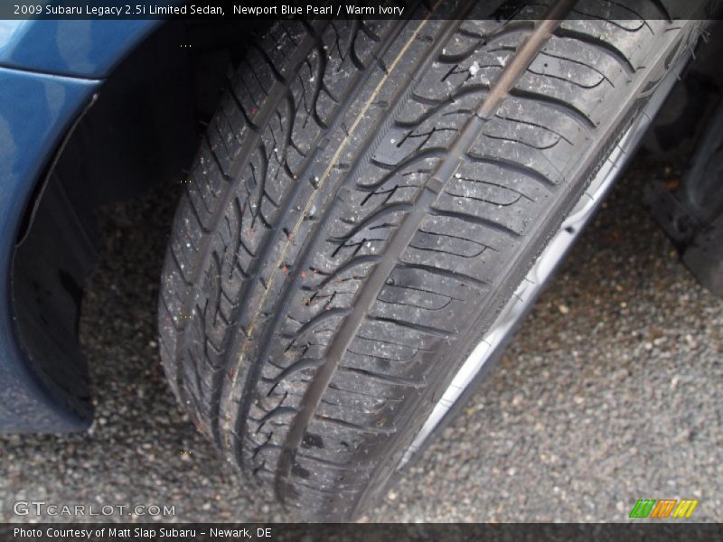 Newport Blue Pearl / Warm Ivory 2009 Subaru Legacy 2.5i Limited Sedan