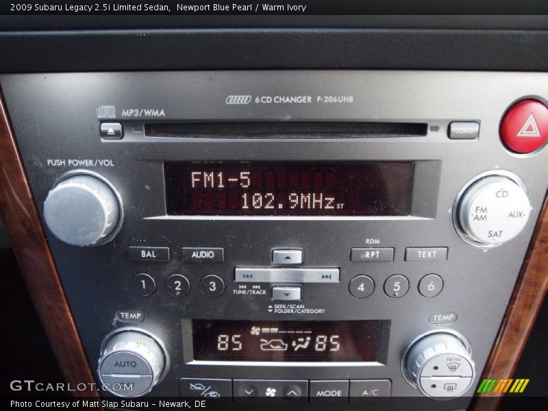 Newport Blue Pearl / Warm Ivory 2009 Subaru Legacy 2.5i Limited Sedan