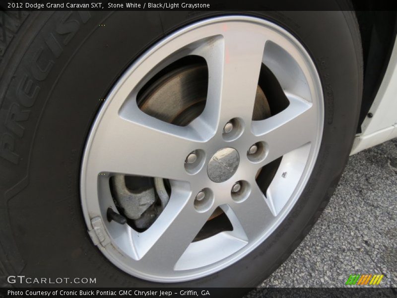 Stone White / Black/Light Graystone 2012 Dodge Grand Caravan SXT