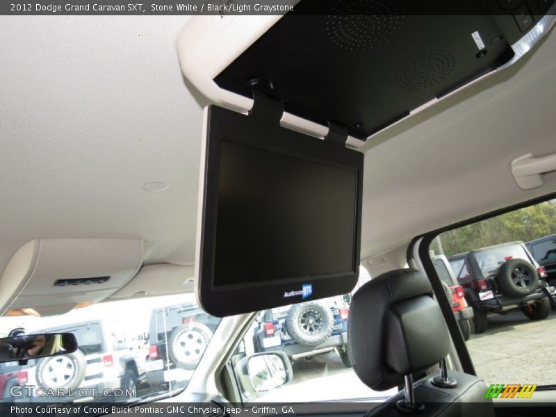 Stone White / Black/Light Graystone 2012 Dodge Grand Caravan SXT