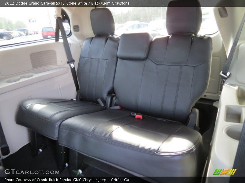 Stone White / Black/Light Graystone 2012 Dodge Grand Caravan SXT