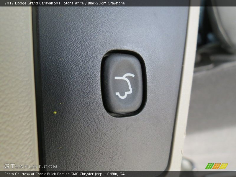 Stone White / Black/Light Graystone 2012 Dodge Grand Caravan SXT