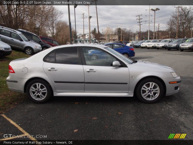 Silver Metallic / Slate Gray 2006 Saab 9-3 2.0T Sport Sedan