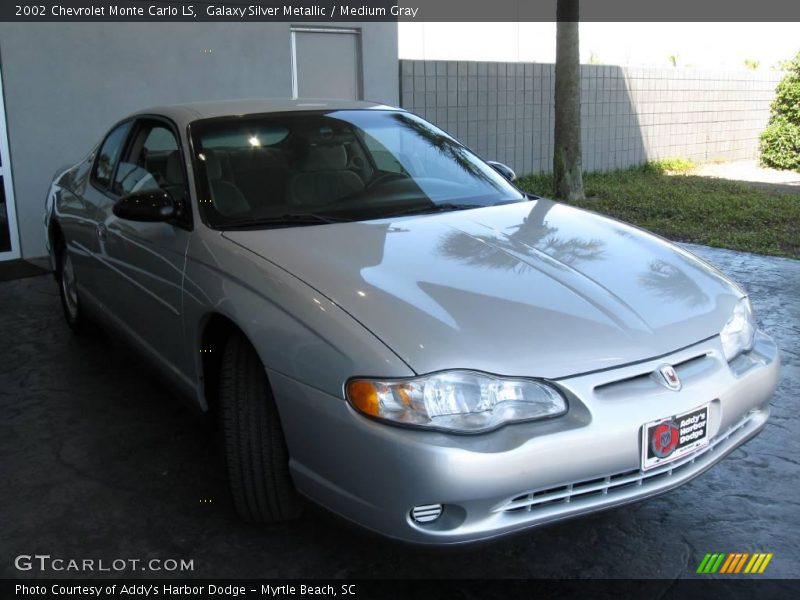 Galaxy Silver Metallic / Medium Gray 2002 Chevrolet Monte Carlo LS