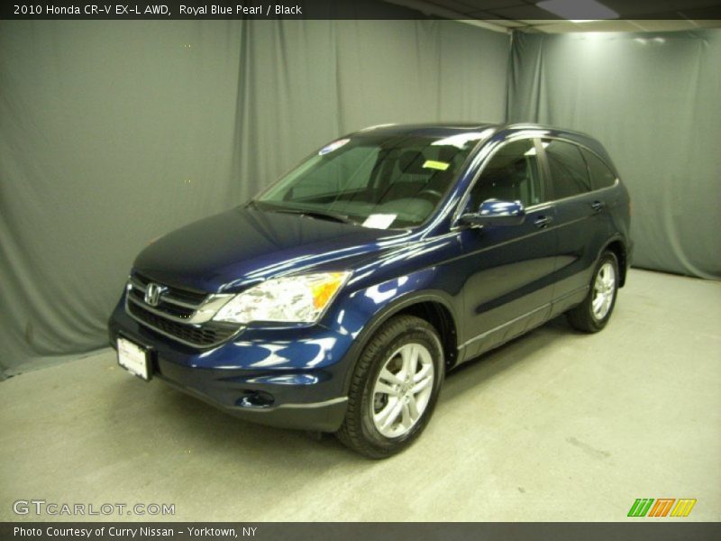 Royal Blue Pearl / Black 2010 Honda CR-V EX-L AWD