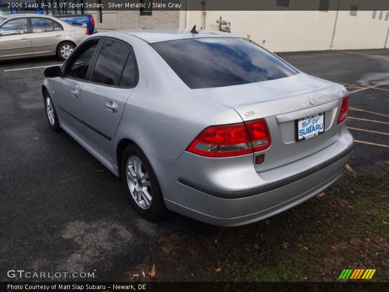 Silver Metallic / Slate Gray 2006 Saab 9-3 2.0T Sport Sedan