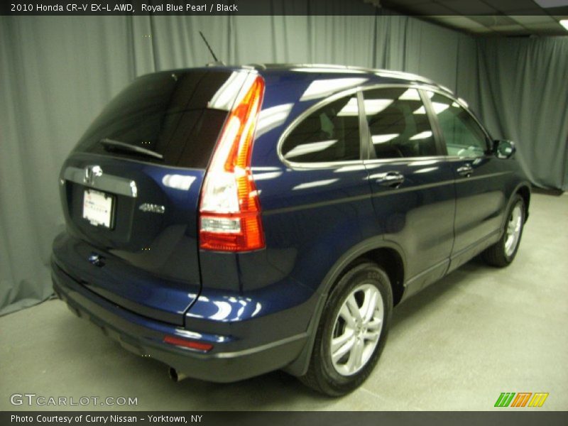 Royal Blue Pearl / Black 2010 Honda CR-V EX-L AWD