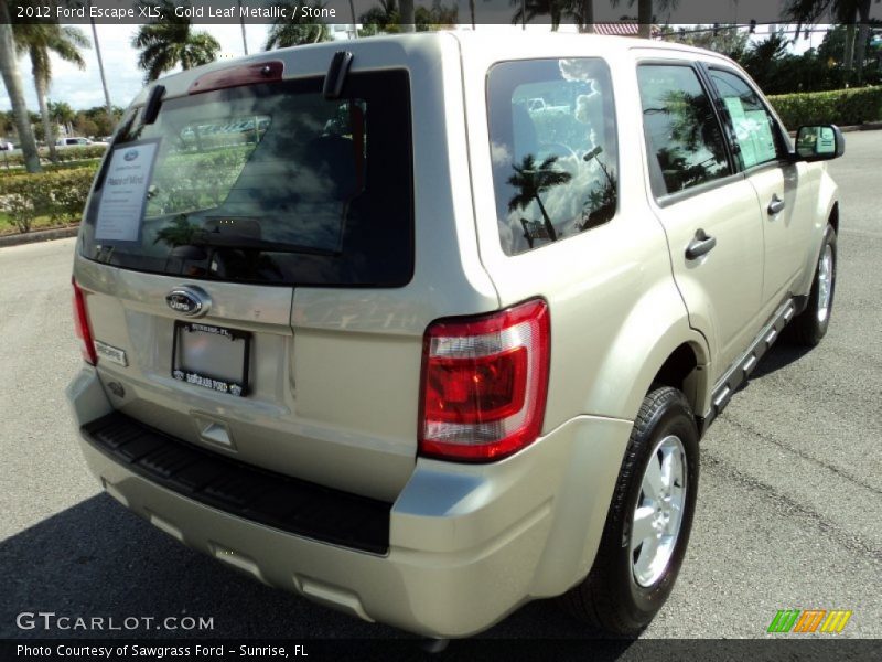 Gold Leaf Metallic / Stone 2012 Ford Escape XLS