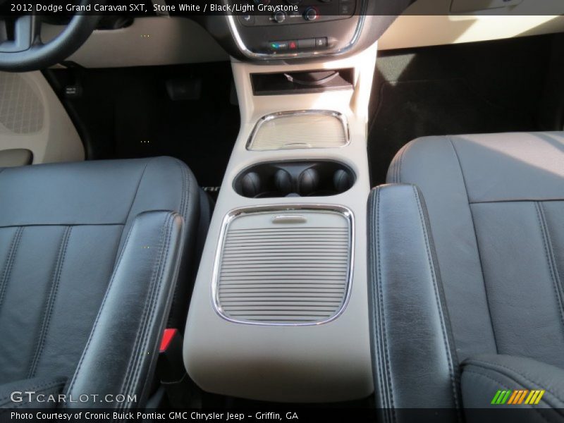Stone White / Black/Light Graystone 2012 Dodge Grand Caravan SXT