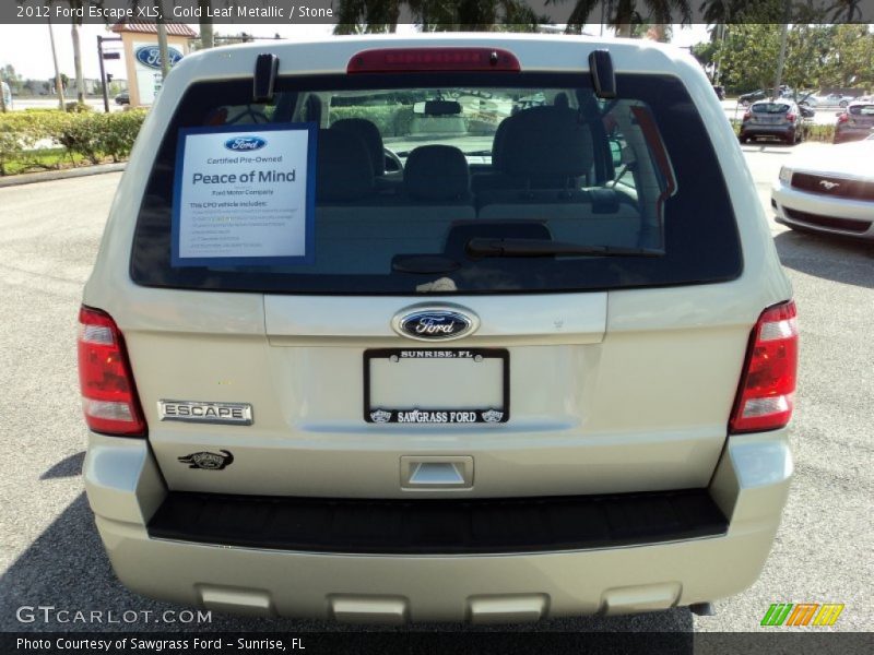 Gold Leaf Metallic / Stone 2012 Ford Escape XLS