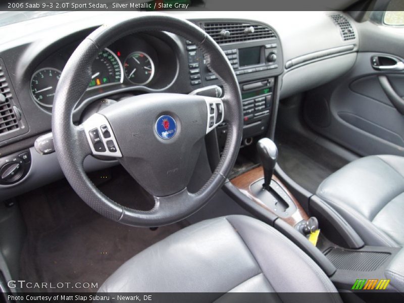 Silver Metallic / Slate Gray 2006 Saab 9-3 2.0T Sport Sedan