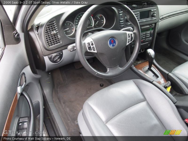 Silver Metallic / Slate Gray 2006 Saab 9-3 2.0T Sport Sedan