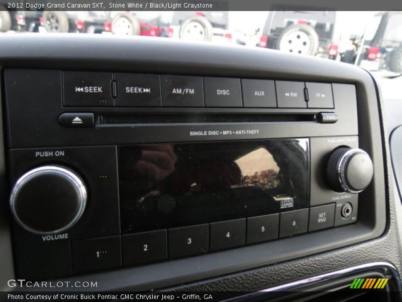 Stone White / Black/Light Graystone 2012 Dodge Grand Caravan SXT