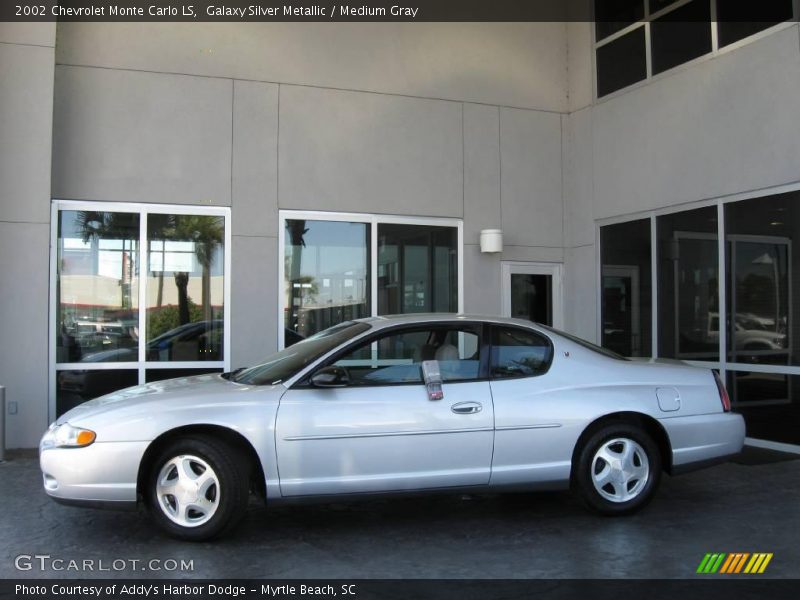 Galaxy Silver Metallic / Medium Gray 2002 Chevrolet Monte Carlo LS