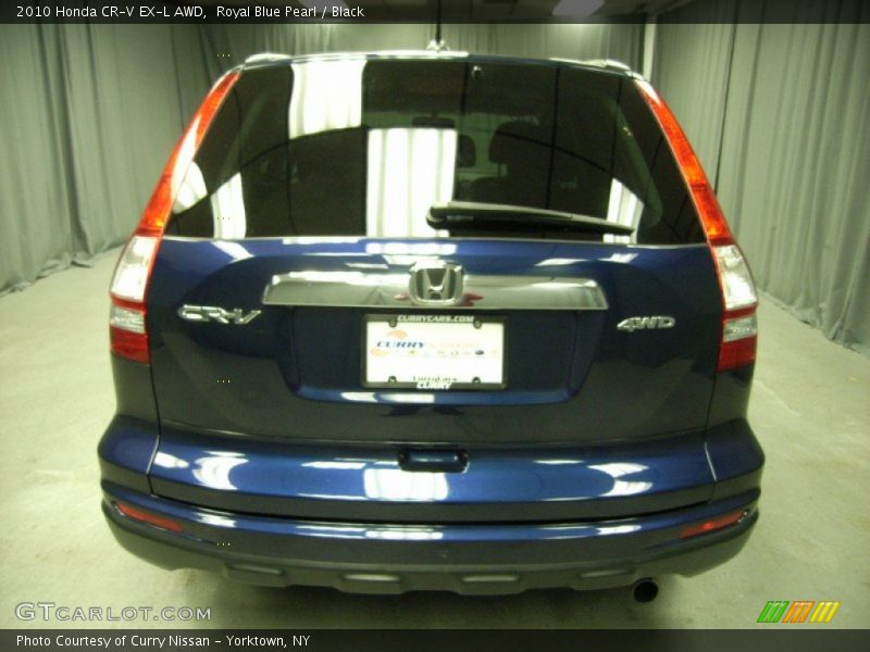 Royal Blue Pearl / Black 2010 Honda CR-V EX-L AWD