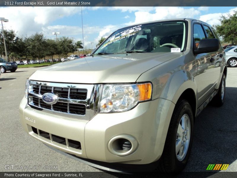 Gold Leaf Metallic / Stone 2012 Ford Escape XLS