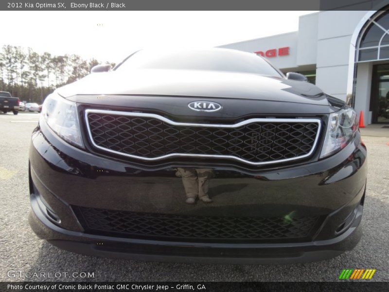 Ebony Black / Black 2012 Kia Optima SX