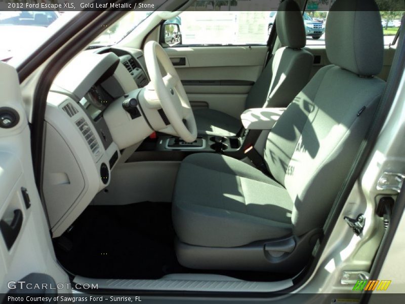 Front Seat of 2012 Escape XLS