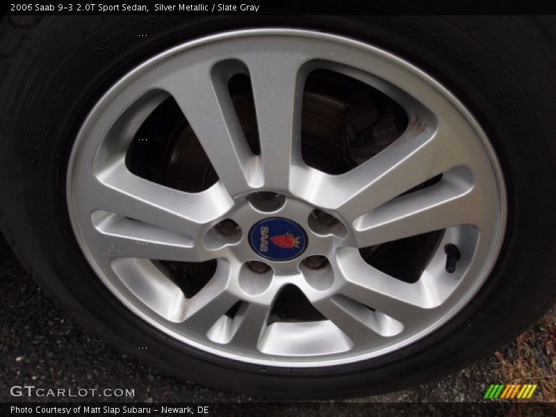 Silver Metallic / Slate Gray 2006 Saab 9-3 2.0T Sport Sedan