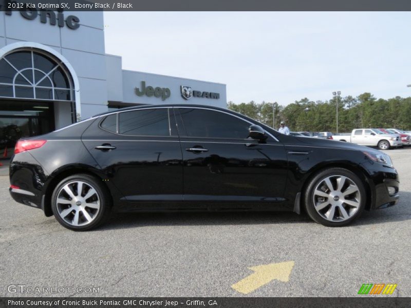 Ebony Black / Black 2012 Kia Optima SX