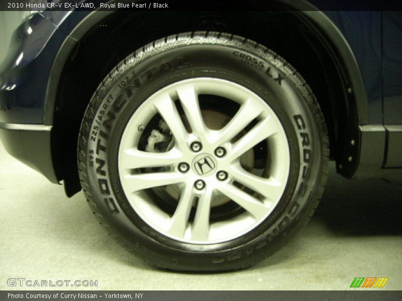 Royal Blue Pearl / Black 2010 Honda CR-V EX-L AWD