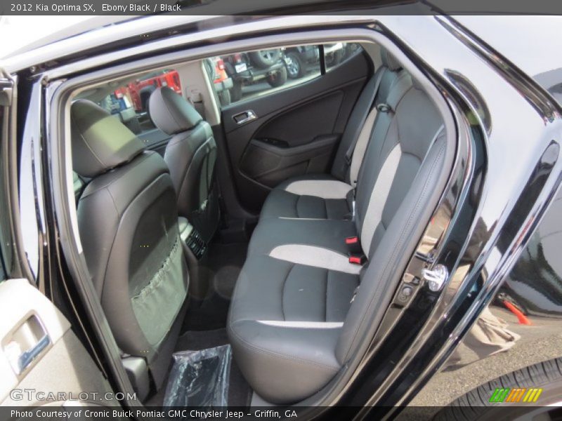 Rear Seat of 2012 Optima SX