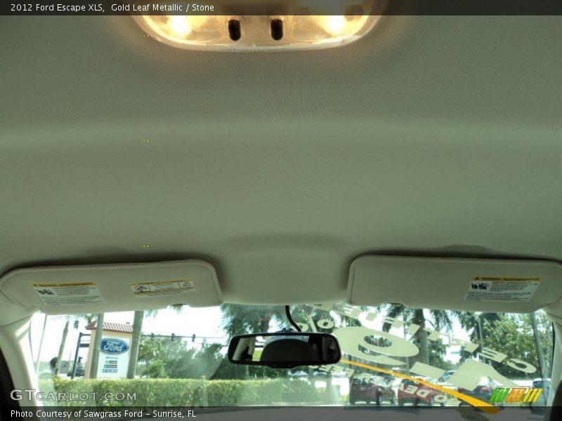 Gold Leaf Metallic / Stone 2012 Ford Escape XLS