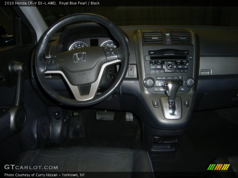 Royal Blue Pearl / Black 2010 Honda CR-V EX-L AWD