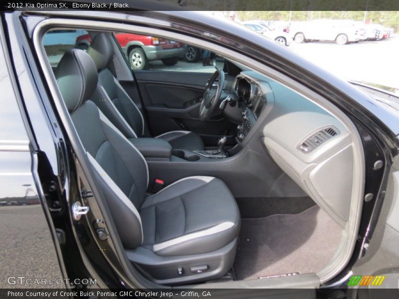 Ebony Black / Black 2012 Kia Optima SX