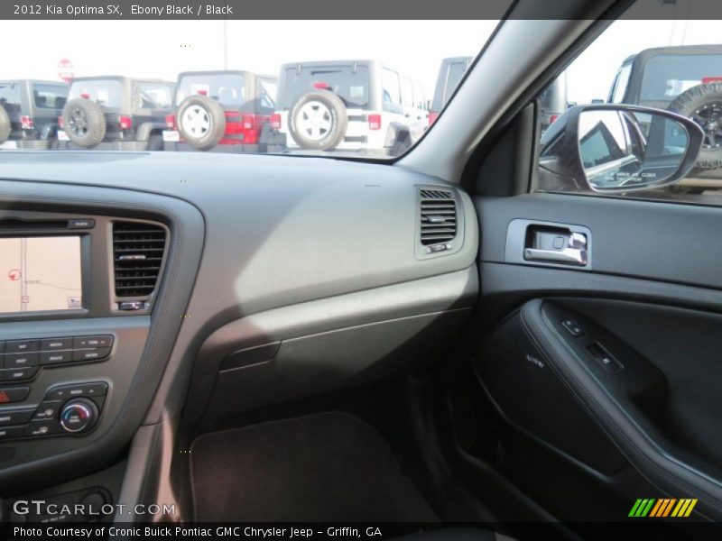 Ebony Black / Black 2012 Kia Optima SX