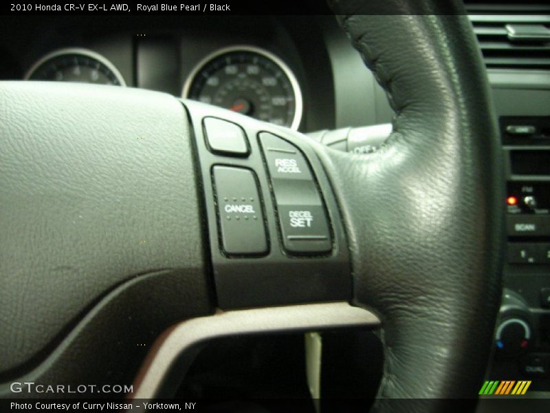 Royal Blue Pearl / Black 2010 Honda CR-V EX-L AWD