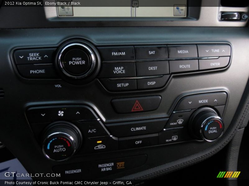 Controls of 2012 Optima SX