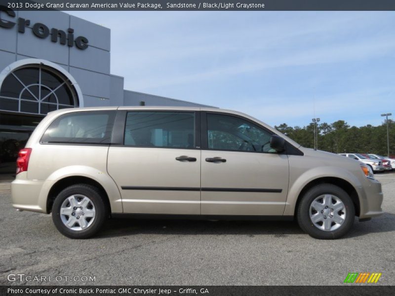 Sandstone / Black/Light Graystone 2013 Dodge Grand Caravan American Value Package