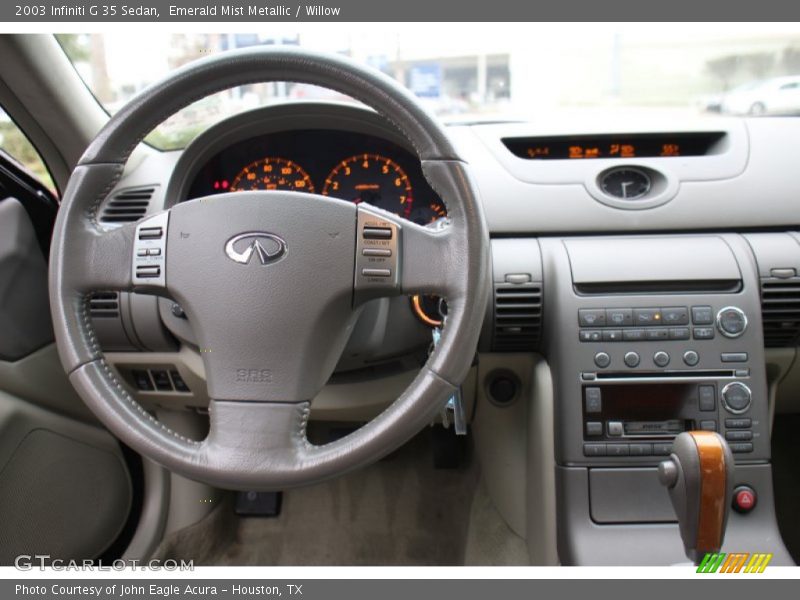 Dashboard of 2003 G 35 Sedan