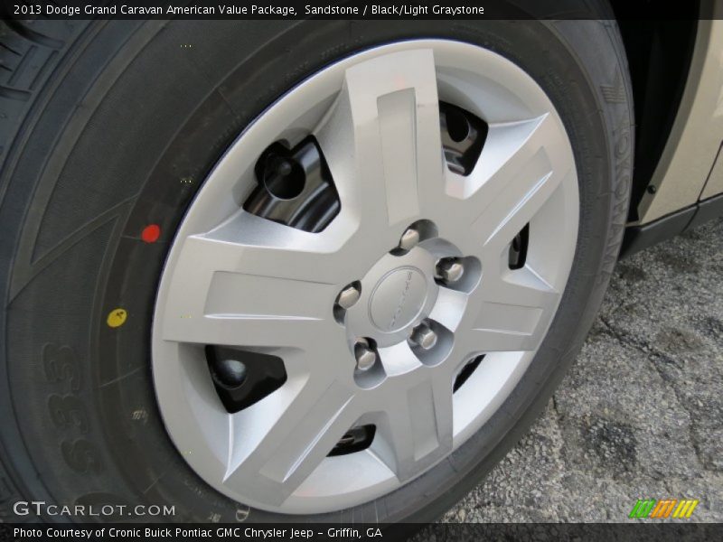 Sandstone / Black/Light Graystone 2013 Dodge Grand Caravan American Value Package