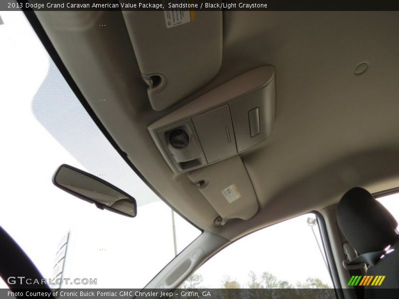 Sandstone / Black/Light Graystone 2013 Dodge Grand Caravan American Value Package