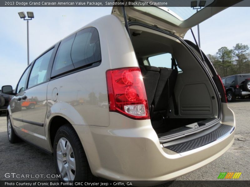 Sandstone / Black/Light Graystone 2013 Dodge Grand Caravan American Value Package