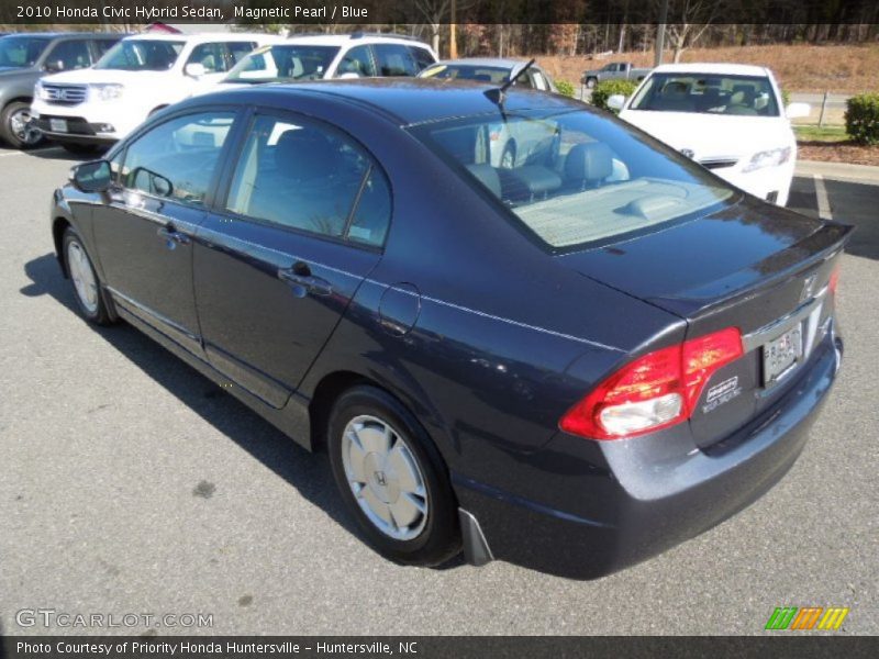 Magnetic Pearl / Blue 2010 Honda Civic Hybrid Sedan