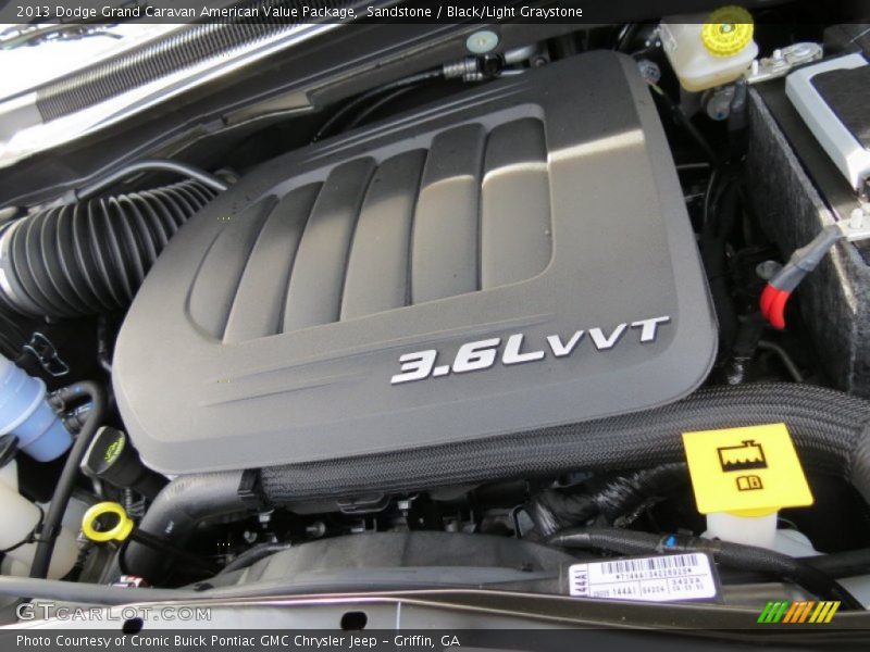 Sandstone / Black/Light Graystone 2013 Dodge Grand Caravan American Value Package