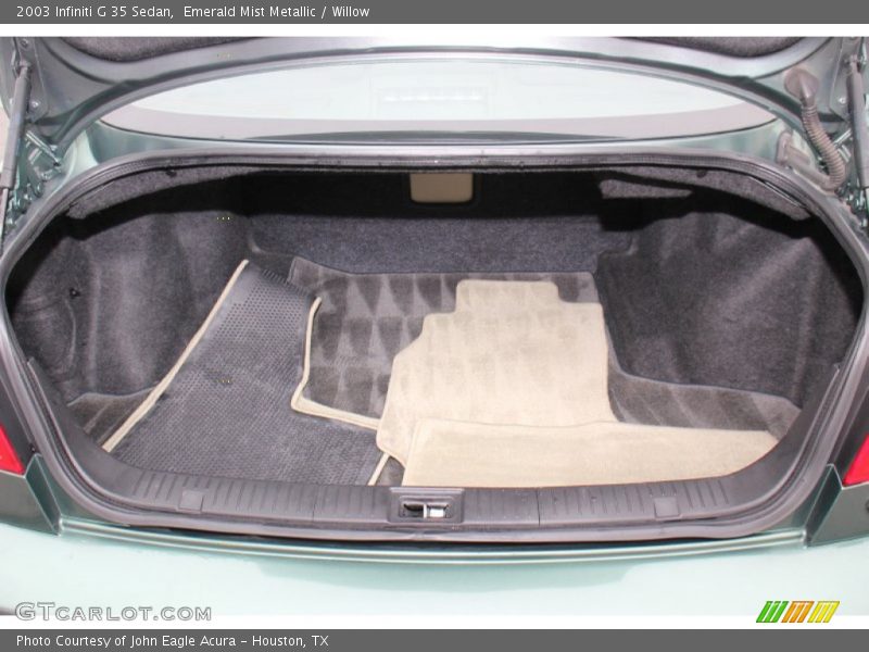  2003 G 35 Sedan Trunk