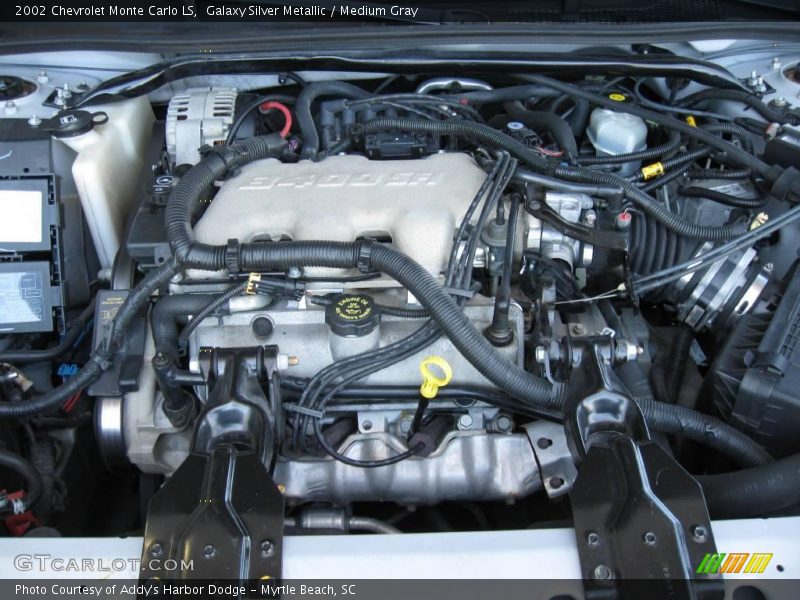 Galaxy Silver Metallic / Medium Gray 2002 Chevrolet Monte Carlo LS