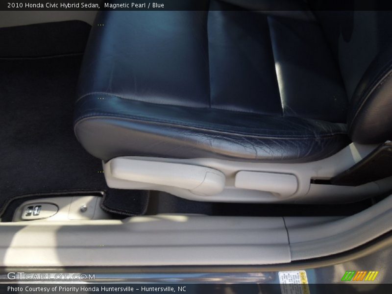 Magnetic Pearl / Blue 2010 Honda Civic Hybrid Sedan