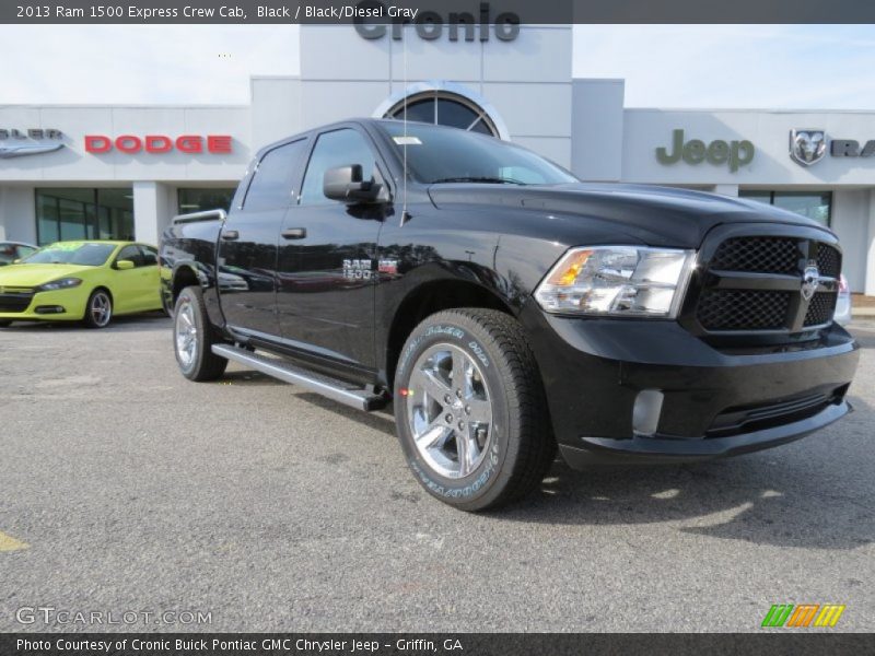 Black / Black/Diesel Gray 2013 Ram 1500 Express Crew Cab